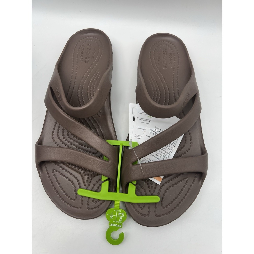 Crocs Women's Kadee II Lightweight Strappy Sandals, Truffle, 9